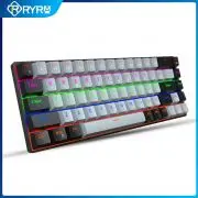 

RYRA V800 Mechanical Keyboard Blue Axis Red Switch Gaming Keyboards 68keys RGB Multiple Tablet Desktop Backlit Gaming Keyboard