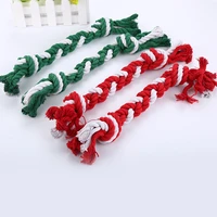 1 interactive training products pet dog toothbrush bite resistant cotton ball stick knot rope puppy chew teeth clean toy for dog