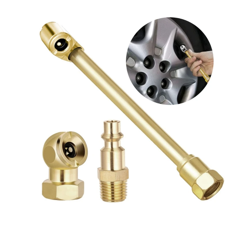 

Heavy Duty 1/4 FNPT Dual for Head Tire Chuck 1/4 Closed Ball Air Chuck