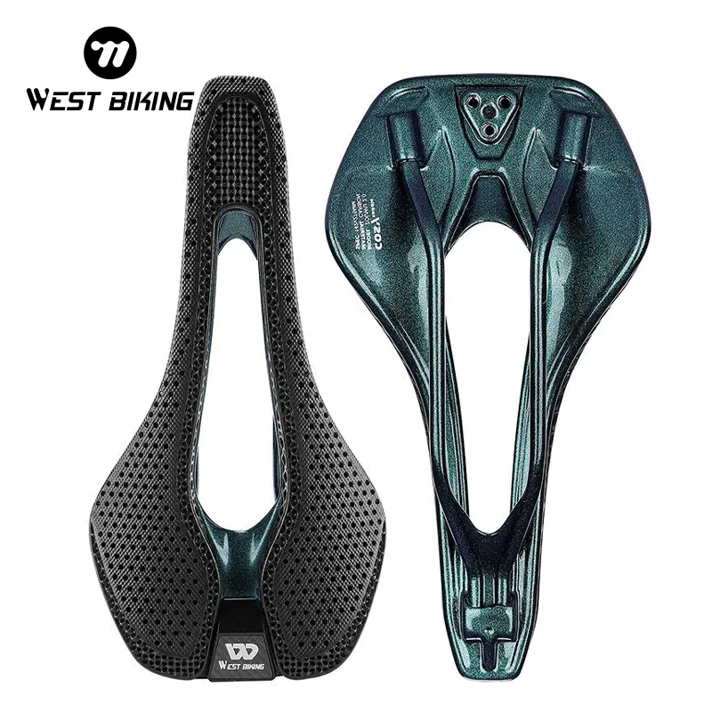 WEST BIKING Ультралегкое велосипедное седло из углеродного волокна с 3D ...