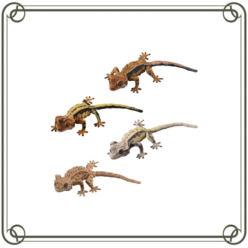 Bandai Gashapon биографическая энциклопедия Хохлатая собака Gecko 02 мобильный ползание