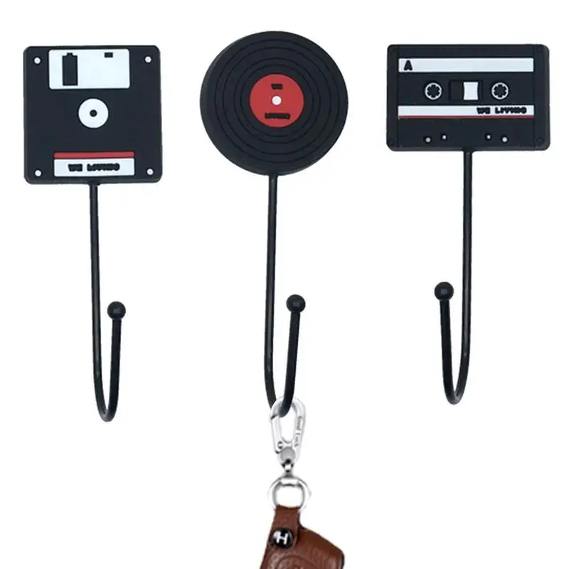 

Ретро настенный крючок-вешалка, настенные декоративные крючки из нержавеющей стали, вешалка для одежды, пальто, ключей, дверной крючок, полка для хранения в ванной комнате