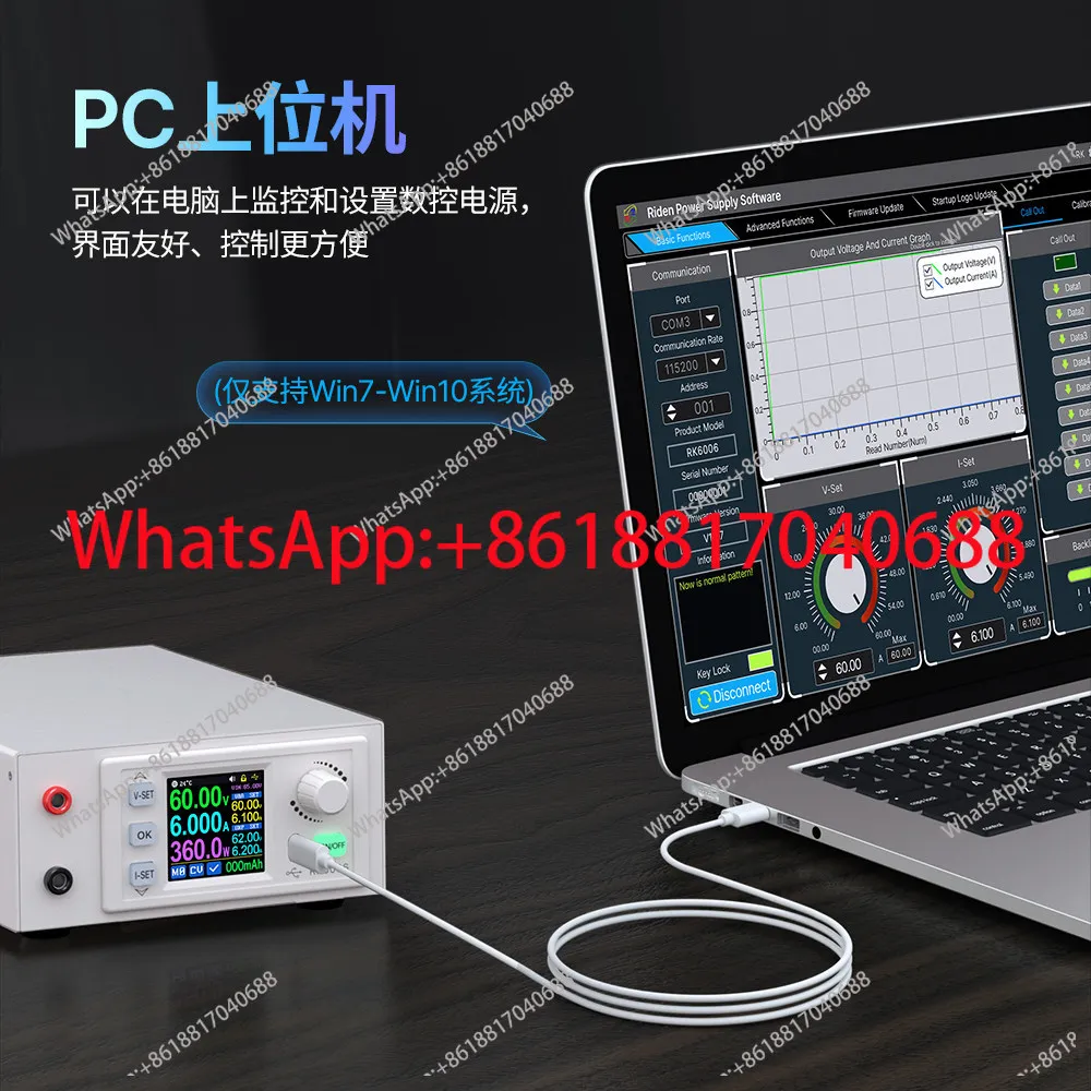 Фото Регулируемый источник питания постоянного тока Ruideng RK6006-C №3