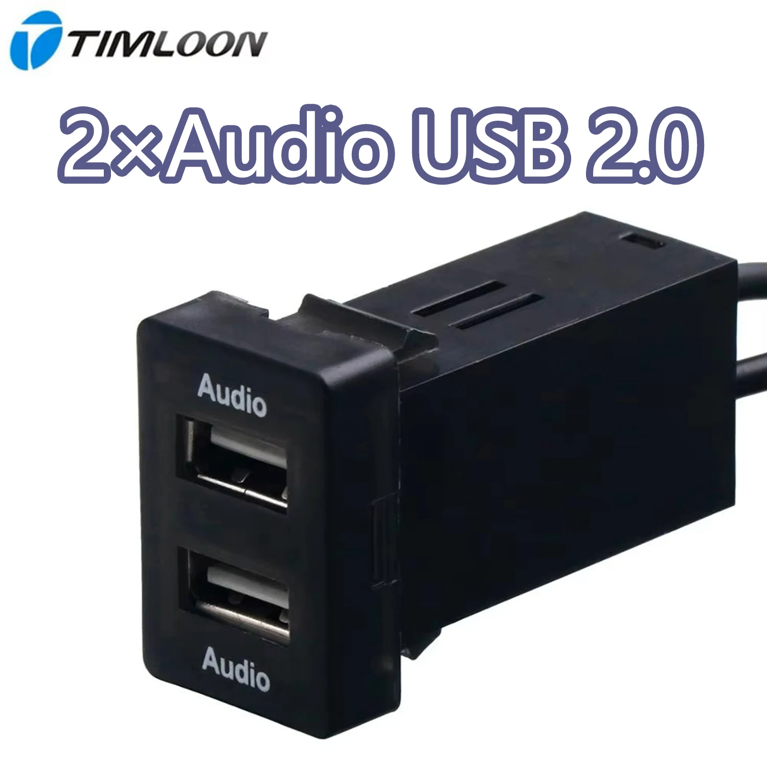 

2 аудиовхода USB, входной порт USB2.0/USB3.0 для TOYOTA, Camry, Corolla, Yaris,RAV4, Reiz, Cruise