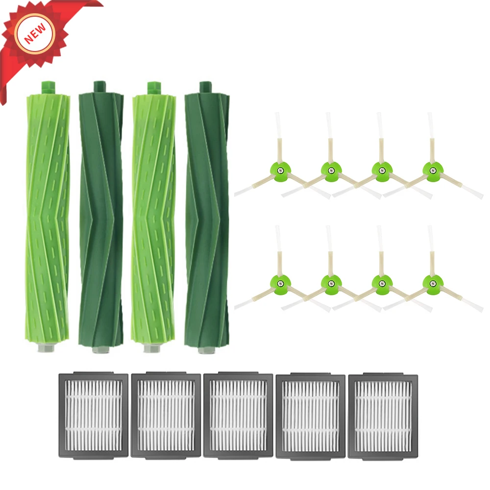 

Сменная боковая щетка, фильтры НЕРА и роликовая щетка для iRobot Roomba i7 i7 +/i7 Plus E5 E6 E7, запчасти для пылесоса