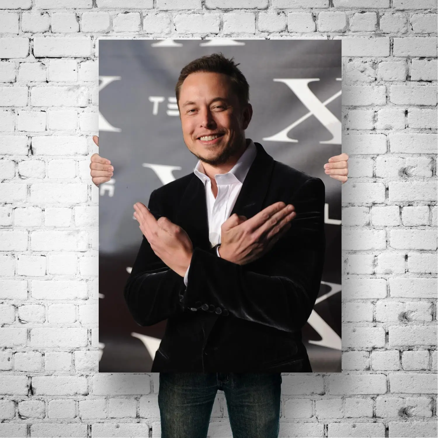 Арбуз мускусный предприниматель декоративные холст постеры комната бар Кафе