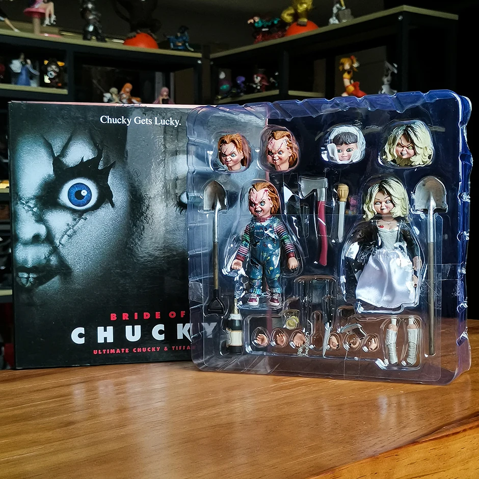 

NECA Bride of Chucky Ultimate Chucky & Tiffany PVC Action Figure Figurine Collectible Toy Model Display Doll