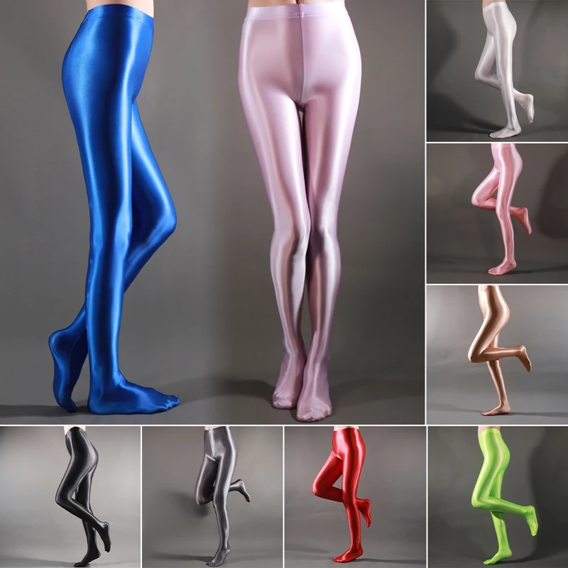 

Sexy Bright Yoga Pants Pole Dance Clubwear Push Up Leggings Women Gym Fitness Workout Elastic Trousers Seamless Pantyhose Pant