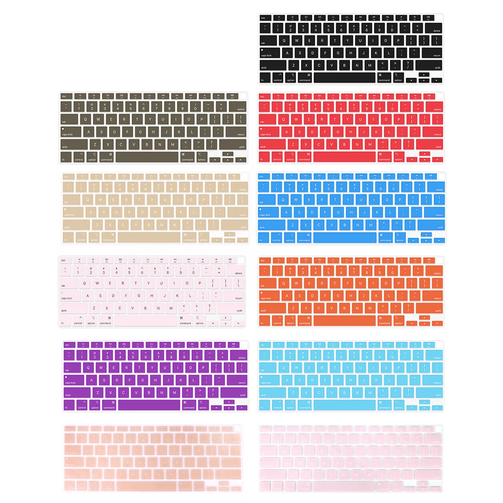 

Waterproof Laptop Keyboard Cover for Apple MacBook Air 13 inch A2179 Silicone Notebook Protective Film Protector Skin Case