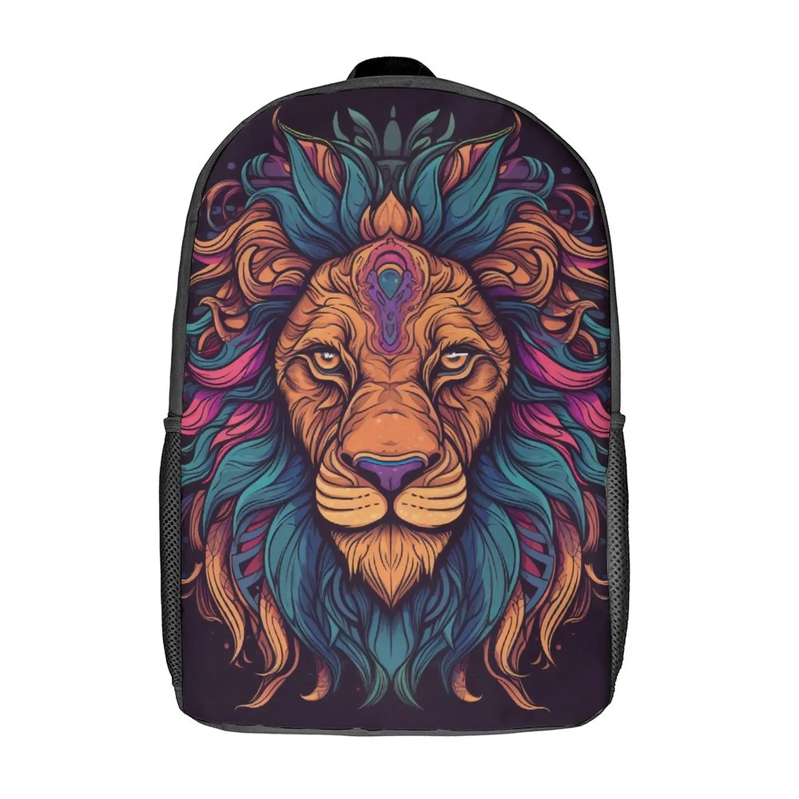 

Lion Backpack Vintage Hiking Backpacks Women Men Fashion High School Bags High Quality Soft Rucksack