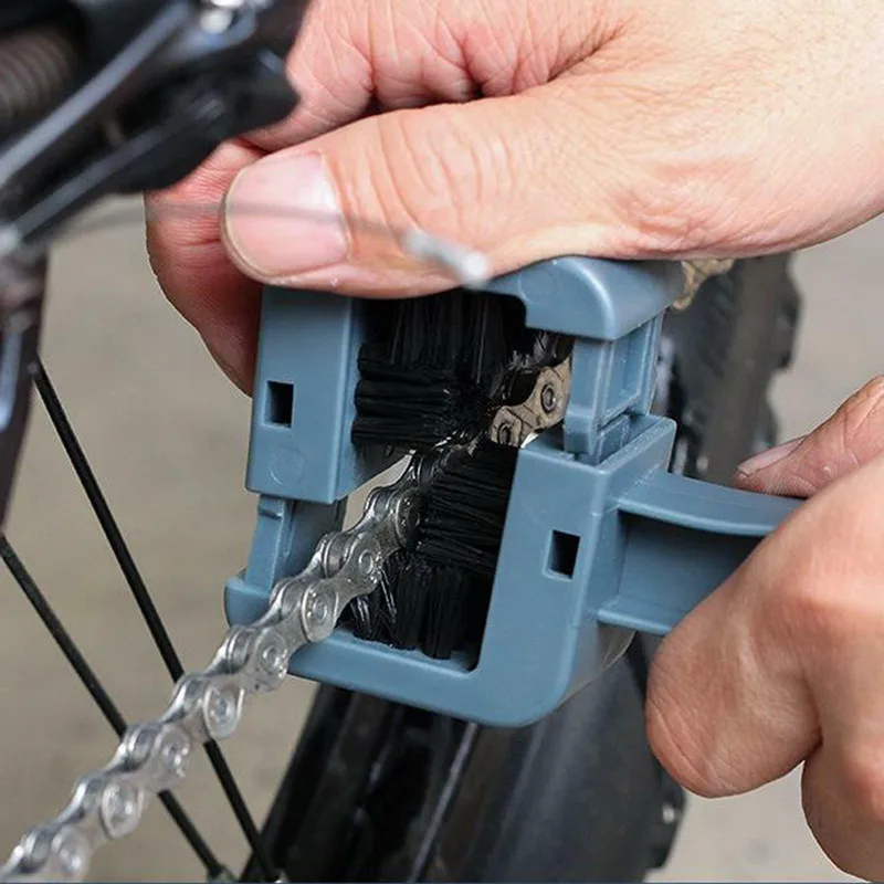 

Motorcycle Bicycle Chain Gear Double-end Cleaning Brush Kit Multifunction ABS Material Moto Mountain Bike Scooter Wash Care Tool
