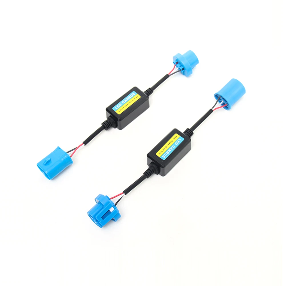 

2Pcs H7 LED Decoder Adapter H1 H4 9005 9006 H11 Anti Hyper Blink Flash Error Cancel Canbus Headlight Decoder Canceller