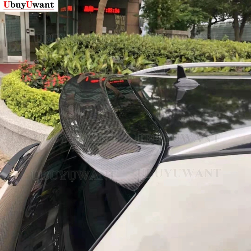 

For W204 Mercedes Benz W204 C200 C300 C63 Estate / Wagon High Quality Carbon Fiber Roof Spoiler Car Rear Wing Spoiler 2010-2014