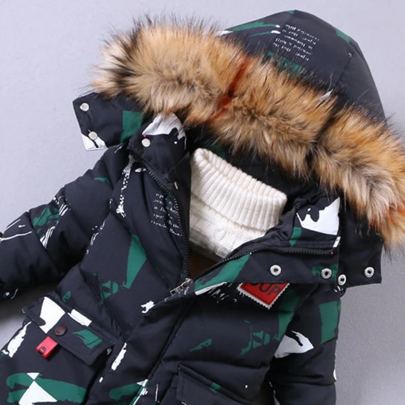 Пальто для мальчиков куртка хлопковая верхняя одежда ветровка 2023 джинсы