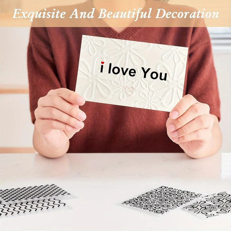 8 шт. шаблоны для тиснения бумаги и карточек