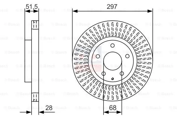 

0986479 B15 для диска ON (AD) 13 MA.6