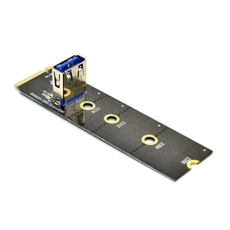

Плата адаптера M.2 к Pci-E X16, переходник Ngff Pcie, Райзер, кабель расширения Nvme, 4 контакта, 6 контактов, Sata, для майнинга (5 шт.)