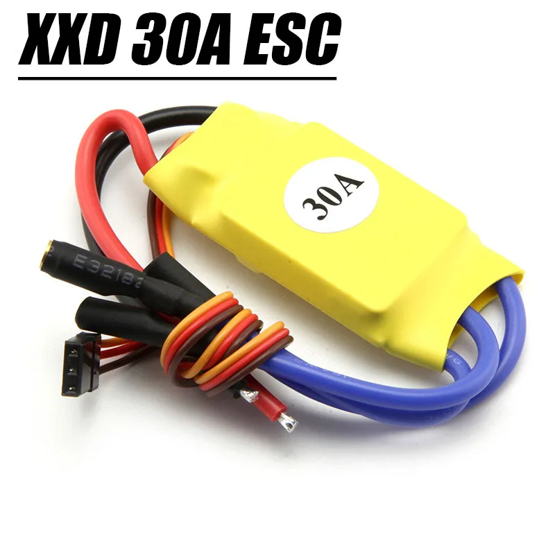 

1PCS XXD Brushless ESC Electronic Governor 30A Aircraft Model Fixed Wing Multi-Axis ESC Model Class ESC RC
