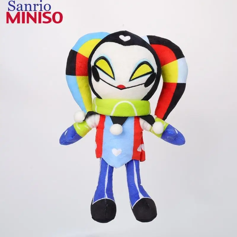 

Miniso Helluva Boss Fizzarolli Animation Peripheral Doll Gift Clown Plush Toy Anime Cartoon Kawaii Cute Toy Gifts Women Y2K Gift
