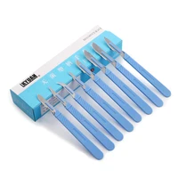 sterile plastic handle scalpel cosmetic plastic tools disposable sterilized scalpel high quality carbon steel blade