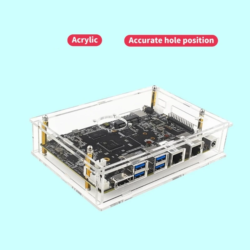 Точный акриловый корпус с активным охлаждающим вентилятором для Banana Прямая