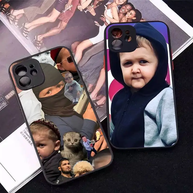 

Funny hasbulla Phone Case for iPhone 14 11 12 13 Mini Pro Max 8 7 Plus X XR XS MAX Translucent Matte Cover