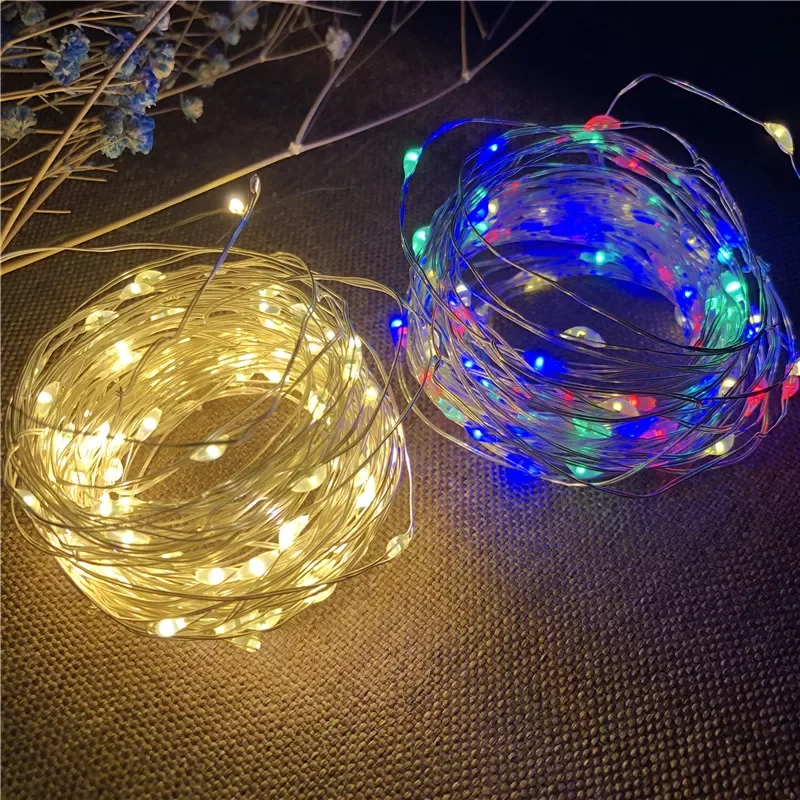 

New New Year 2021 Garland USB Fairy String Light Christmas Decorations for Home Christmas Ornaments Xmas Gifts Christmas Tree De