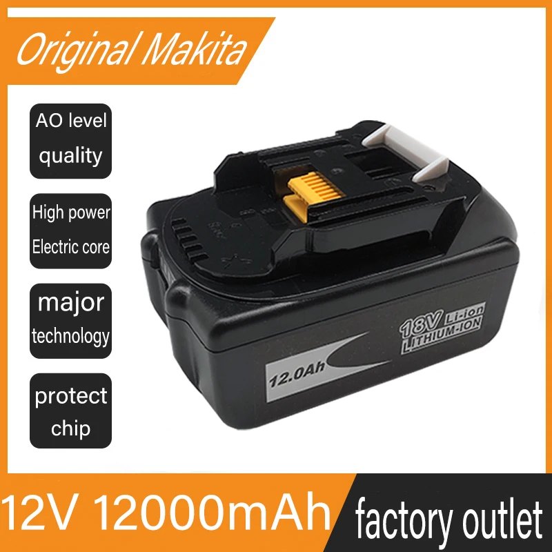 

Аккумуляторный отсек для батарей makita, 100%, 18 в, 12,0 А · ч, для электроинструмента