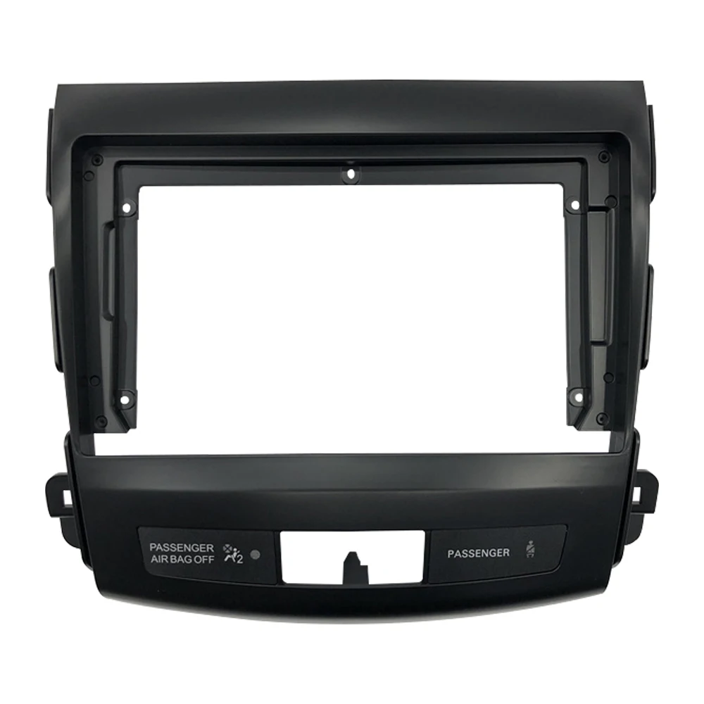 

9 inch Car DVD Frame Audio Dash Trim Kits Facia Panel Radio Player screen 2 Din for Mitsubishi Outlande 2008-2011 Mount Kit