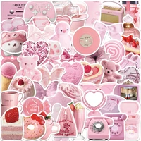 103050pcs cartoon pink girl heart cute bear graffiti stickers diy phone laptop guitar party envelope phone case girly stickers