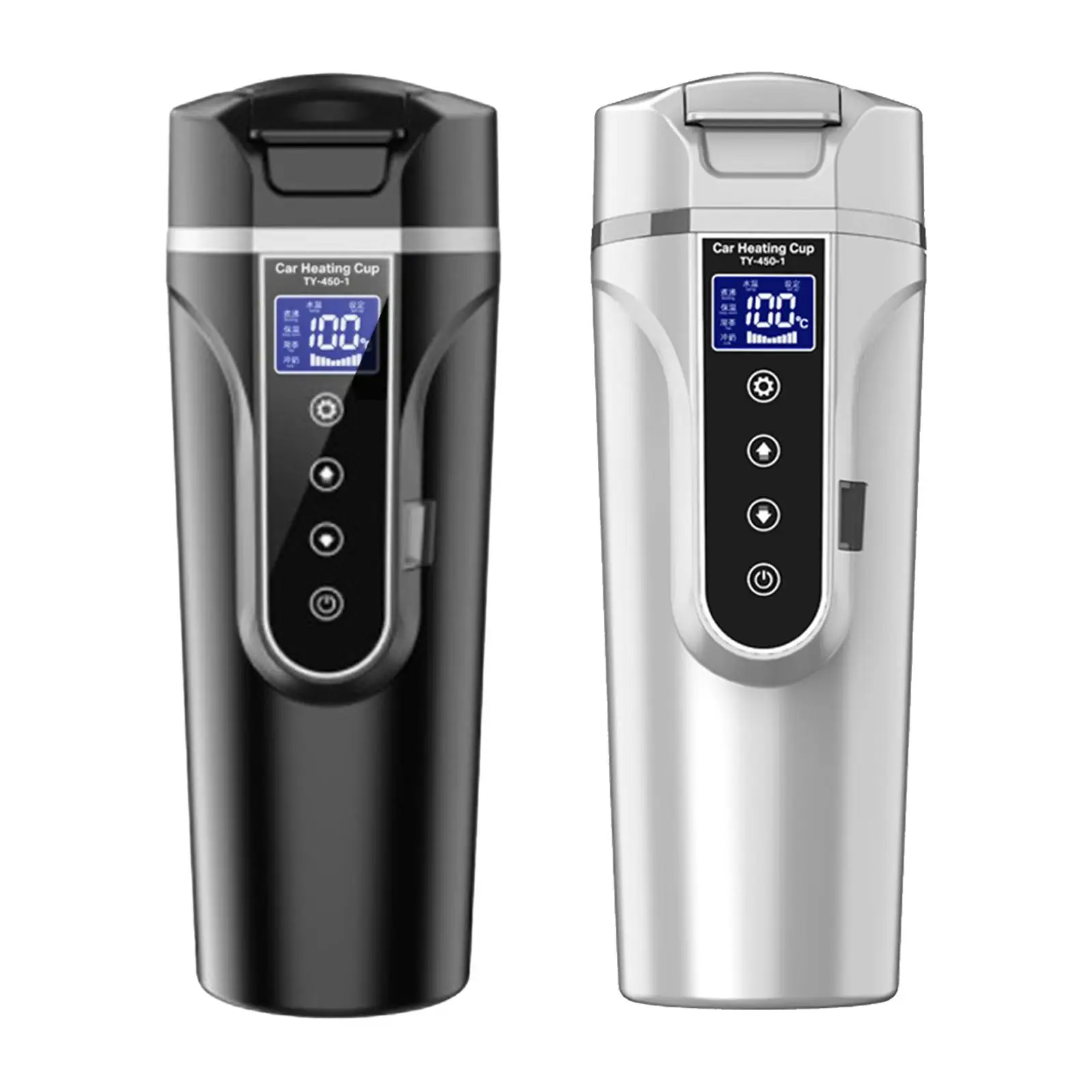 

Car Kettle 12V/24V Heater Digital Display Portable Boat Drinking