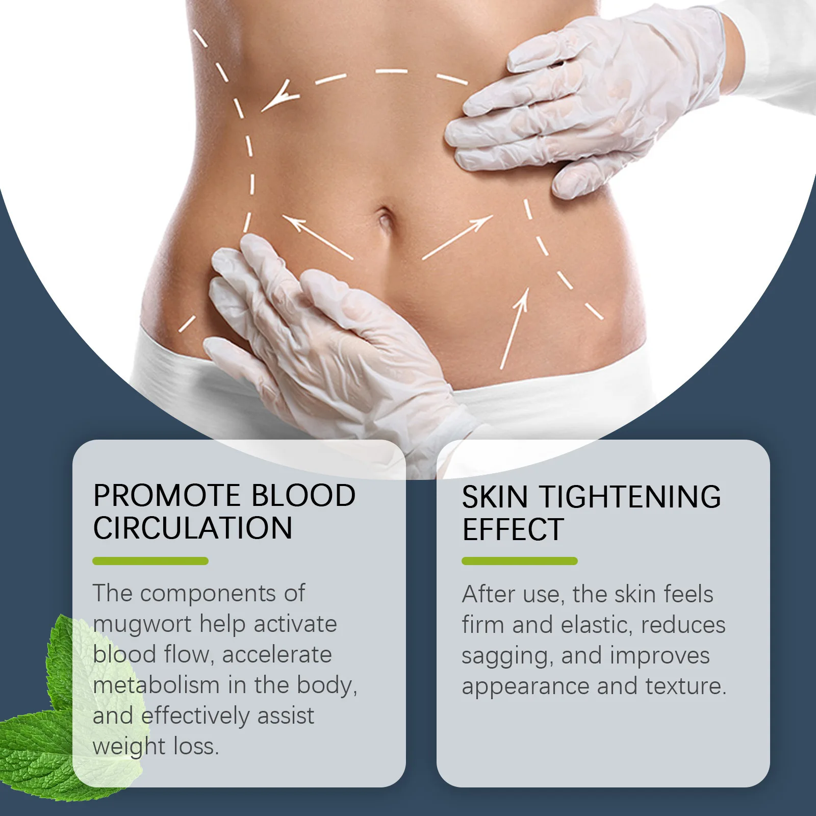 Пластырь для похудения детоксикации живота талии сжигатель жира антицеллюлит