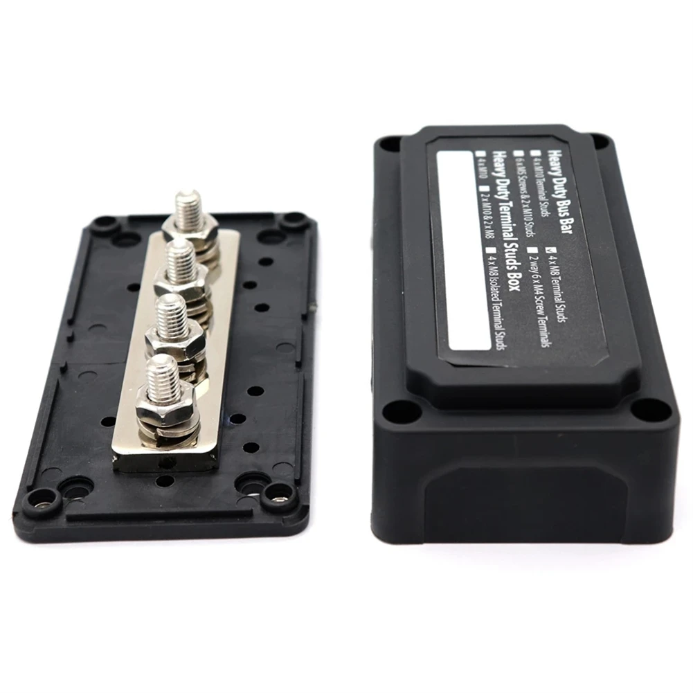 

48V 300A Bus Bar Power Distribution Box Terminal Block Heavy Duty Stud Screw Heavy-Duty Module Design Bus-Bar Box Terminal Board