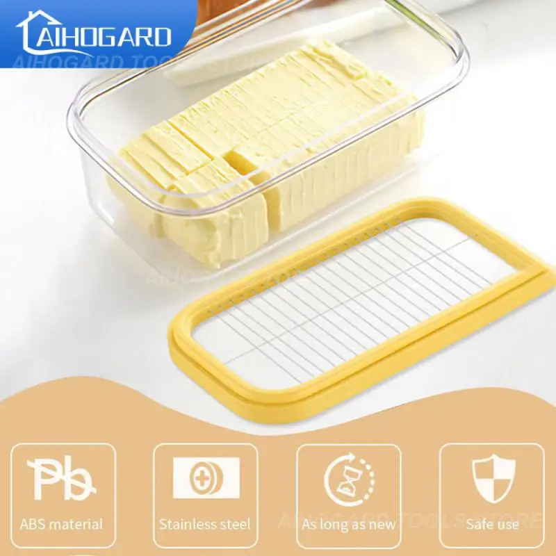 

Butter Holder Butter Keeper Dough Plane Grater Refrigerator Fridge Storage Lid Cutter Plastic Butter Dishes Case Kitchen Tool