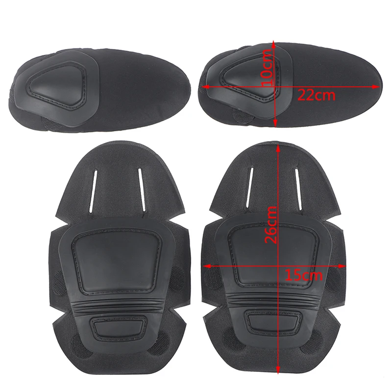 1 пара тактические наколенники и Суппорт локтя для пейнтбола страйкбола