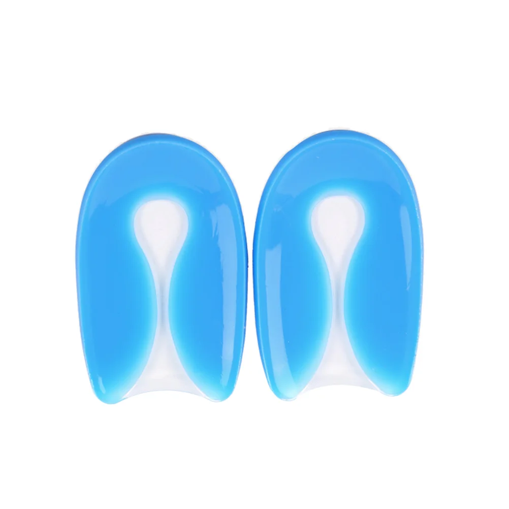 

1 Pair of U-shaped Heel Pads Silicone Heel Cushions Half Insoles for Men Women Size L