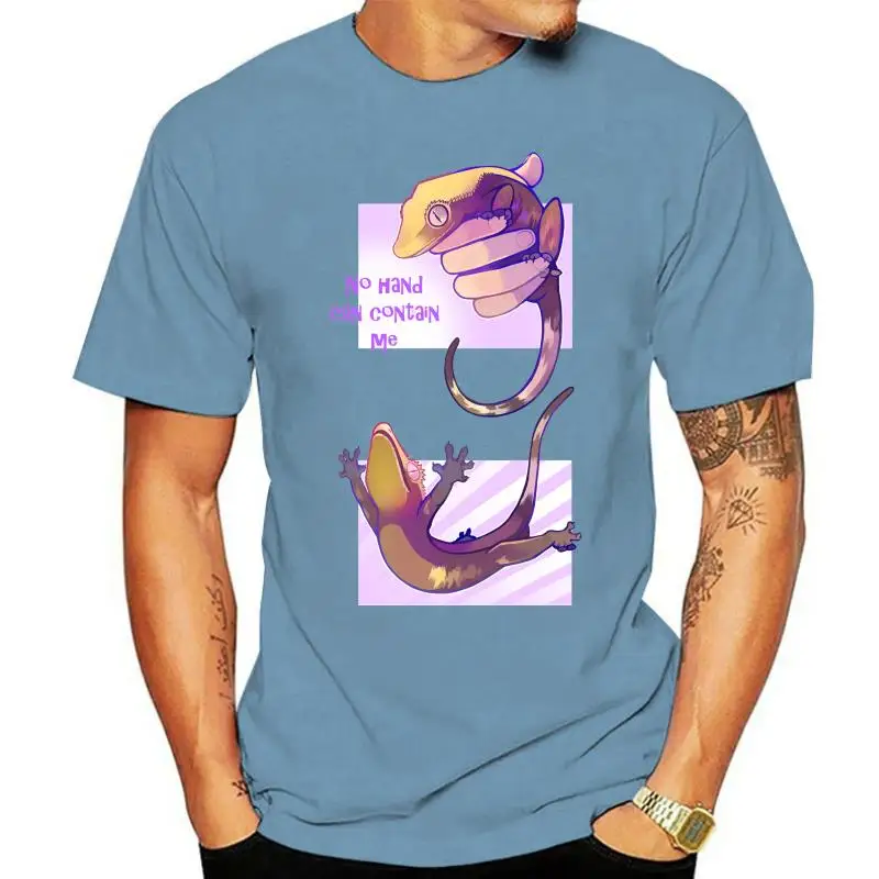 

No hand can contain me T shirt crested gecko herthatdraws gecko reptile