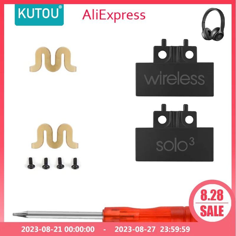 

KUTOU Headband hinge for Beat solo 3 Replacement metal buckle logo connector repair parts solo3 Hinge Accessories