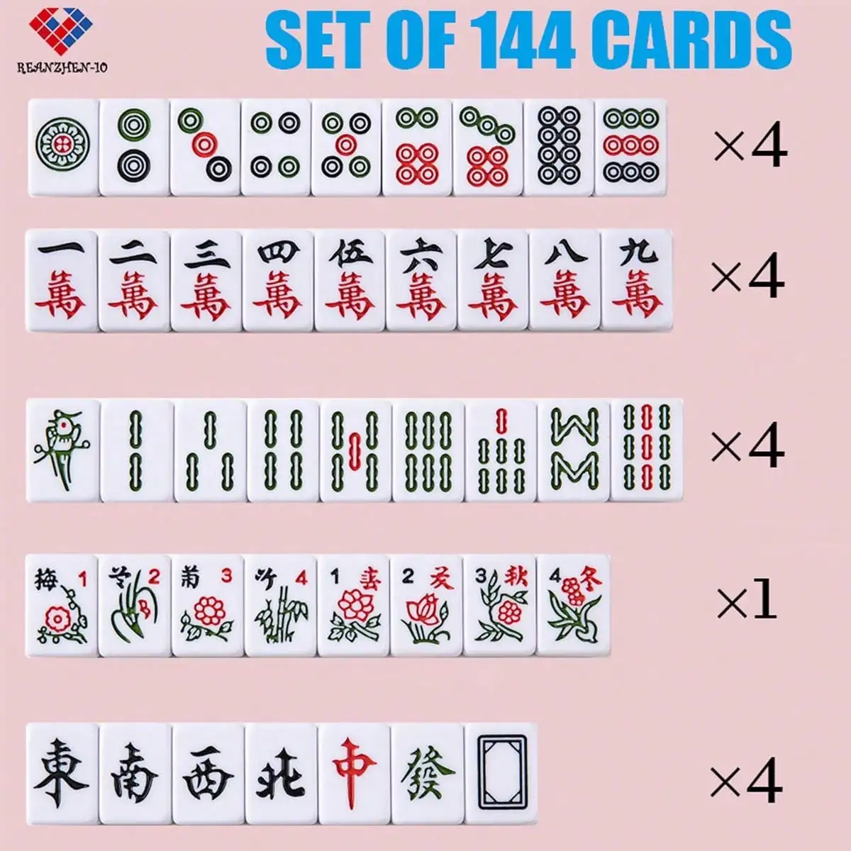 Мини-фототелефон Дорожный Набор С 144 Розовыми Милыми Игровыми Плитками Для