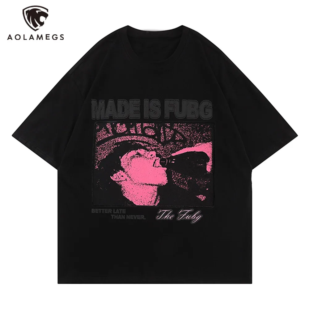 

Streetwear Men's Oversized Y2K Tshirts Boy Graphic Print Short Sleeves Casual Couple Fashion Tees High Street Gothic Streetwear