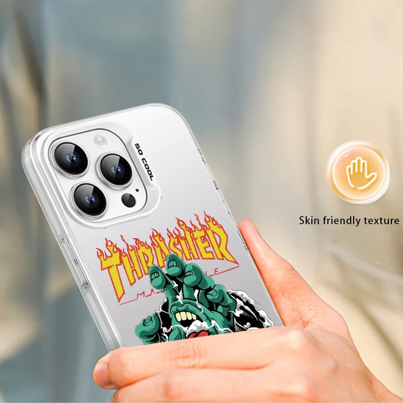 Зеленый дьявольский глаз для iphone 15Pro 15 14Pro 14 13Pro 13 12 11 Pro Max цветной лазерный