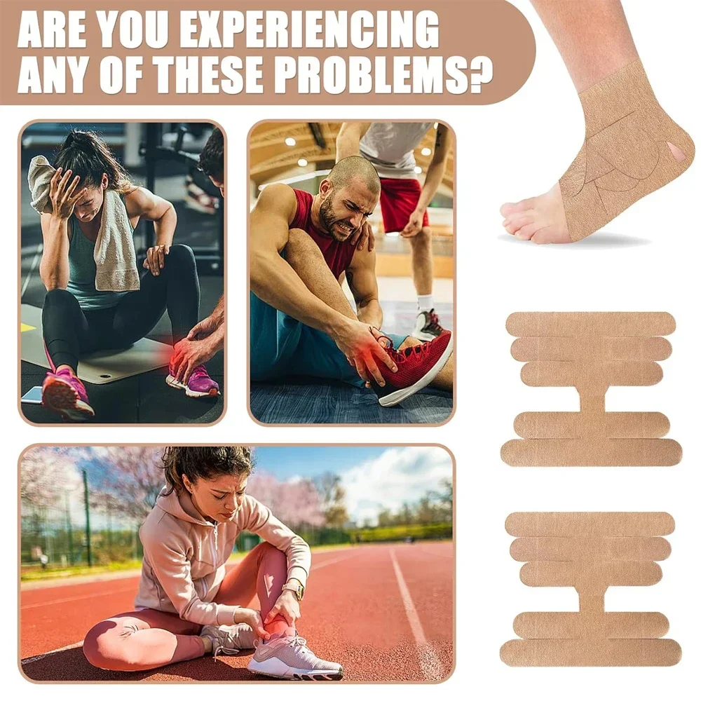 1 комплект предварительно вырезанной кинезиологической ленты водонепроницаемой