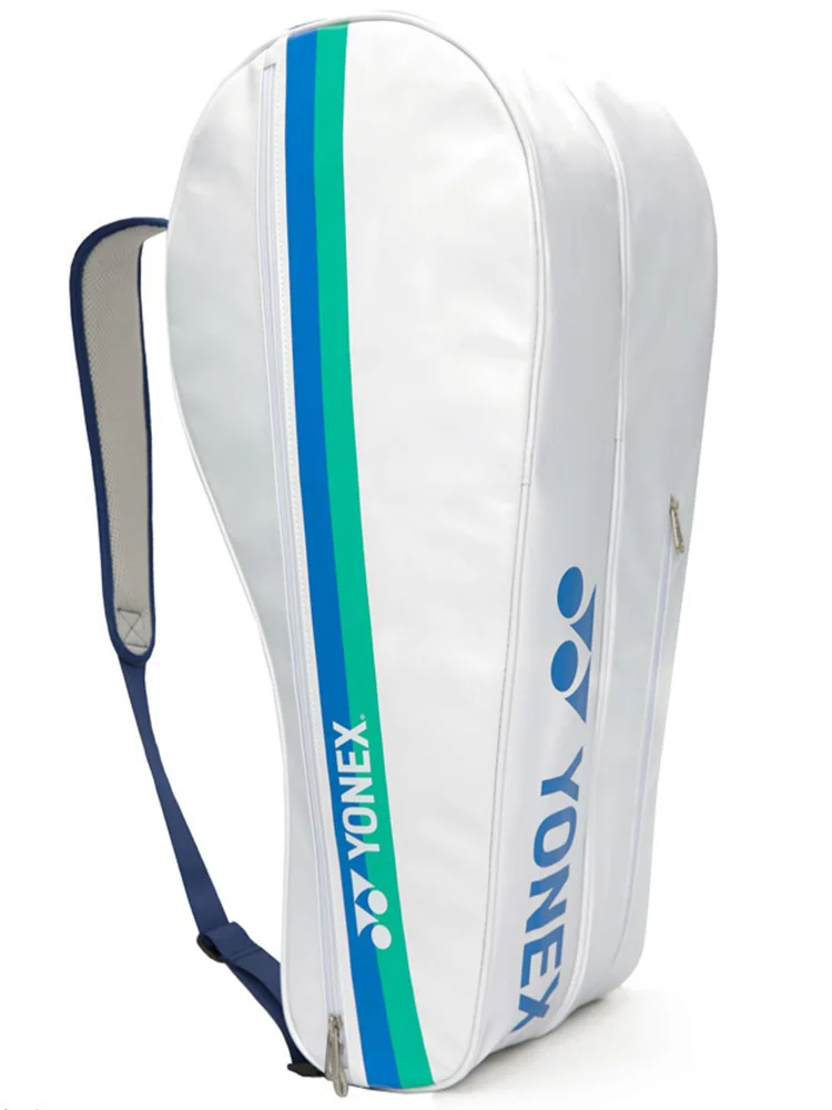 YONEX Limited Luxury PU Leather Badminton Bag 75th Anniversary 6 Rackets Double-deck Badminton Backpack Men Women Teenager
