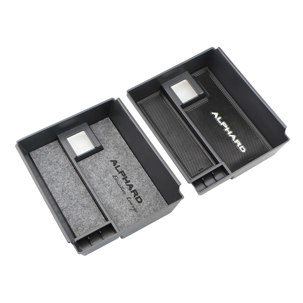 

Фотоаксессуары для Toyota Alphard Vellfire AH30 2015-2019, контейнер центральной консоли, органайзер, аксессуары для хранения