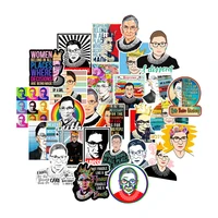 50pcs queen of law ginsburg personality graffiti sticker notebook scrapbooking stationery aesthetics decor stickers