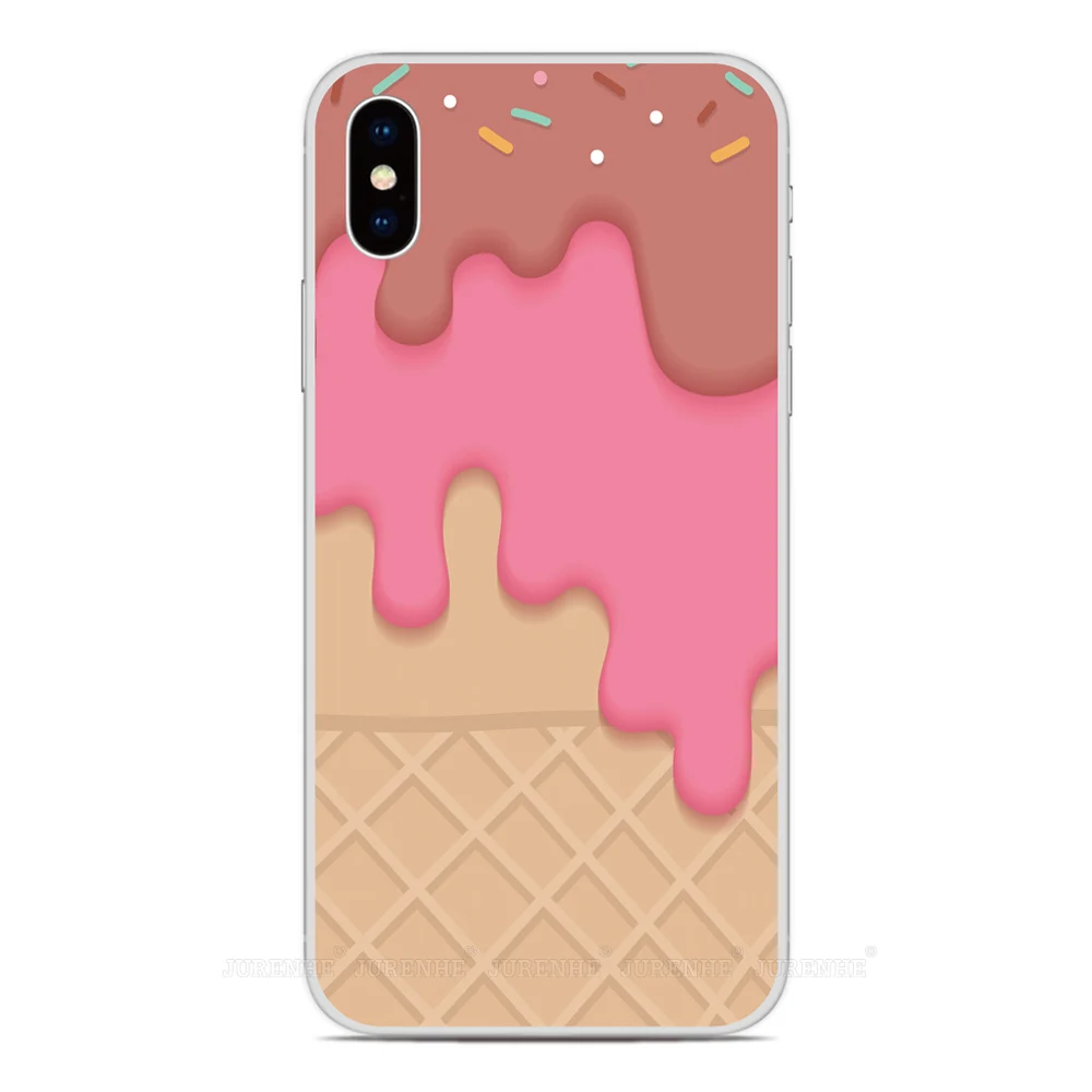 Чехол для телефона с мороженым Motorola Moto G55 G35 G45 5G G85 G84 G64 G71 G54 G53 G22 E14 G24 G34 G04 4G Edge 50 Neo Pro