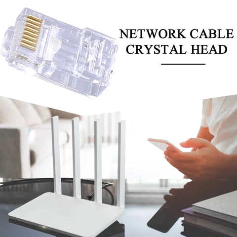 RJ45 Cat6 разъемы 100 шт.