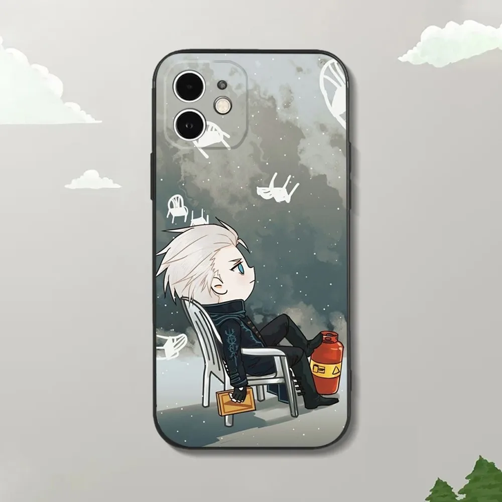 Чехол для телефона Game D-Devil M-May Cry 5 чехол iPhone 15 14 13 12 Mini 11 Pro XR X XS MAX 7 8 Plus силиконовый