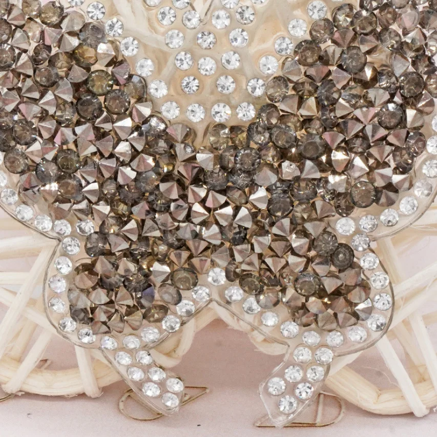 10 шт. нашивки со стразами в виде бабочки железо на DIY исправление мотив аппликация