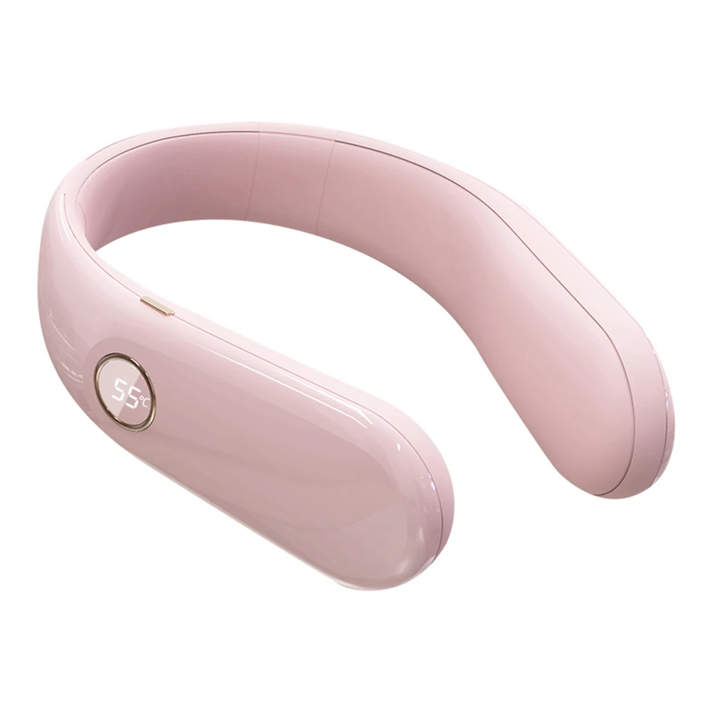 

Hand Warmer Rechargeable Portable Student Heating Pad Mini Portable Heating Neck Hanging Dual-Use Two-In-One Pink